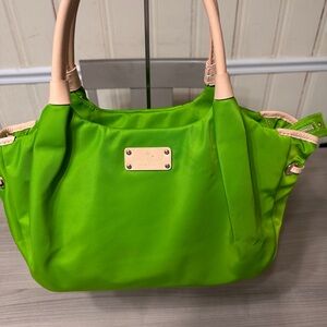 Kate Spade Vibrant Lime Green storybook Tote